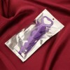 Фиолетовые анальные бусы - 19 см. фото 3 — pink-kiss