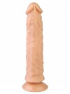 Рельефный реалистичный вибромассажёр №9 - 20 см. фото 3 — pink-kiss