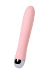 Розовый силиконовый вибратор с функцией нагрева и пульсирующими шариками FAHRENHEIT - 19 см. фото 2 — pink-kiss