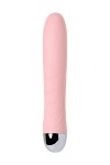 Розовый силиконовый вибратор с функцией нагрева и пульсирующими шариками FAHRENHEIT - 19 см. фото 3 — pink-kiss
