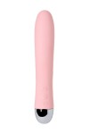 Розовый силиконовый вибратор с функцией нагрева и пульсирующими шариками FAHRENHEIT - 19 см. фото 5 — pink-kiss