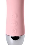 Розовый силиконовый вибратор с функцией нагрева и пульсирующими шариками FAHRENHEIT - 19 см. фото 12 — pink-kiss