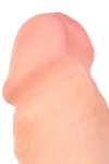Телесный реалистичный вибратор Elite Vibro - 18,5 см. фото 13 — pink-kiss