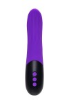 Фиолетовый ротатор «Дрючка-заменитель» с функцией нагрева - 18 см. фото 3 — pink-kiss