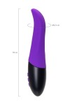 Фиолетовый ротатор «Дрючка-заменитель» с функцией нагрева - 18 см. фото 10 — pink-kiss