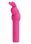 Ярко-розовый вибростимулятор в форме кролика Gerardo фото 1 — pink-kiss