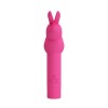 Ярко-розовый вибростимулятор в форме кролика Gerardo фото 2 — pink-kiss