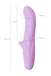 Сиреневый вибратор-ротатор Merry-Gor - 20,7 см. фото 6 — pink-kiss