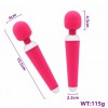 Розовый жезловый вибратор - 19,5 см. фото 2 — pink-kiss