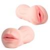 Двусторонний мастурбатор Debby - вагина и ротик фото 4 — pink-kiss