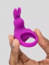 Фиолетовое эрекционное виброкольцо Happy Rabbit Cock Ring Kit фото 5 — pink-kiss