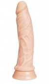 Реалистичный телесный фаллоимитатор A-toys с присоской - 19 см. фото 1 — pink-kiss