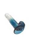 Прозрачно-синий фаллоимитатор Avy -  20 см. фото 4 — pink-kiss