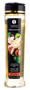 Массажное масло Organica с ароматом миндаля - 240 мл. фото 3 — pink-kiss