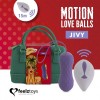 Фиолетовые вагинальные шарики Remote Controlled Motion Love Balls Jivy фото 4 — pink-kiss