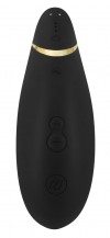Чёрный бесконтактный клиторальный стимулятор Womanizer Premium фото 4 — pink-kiss