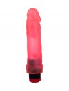 Розовый гелевый виброфаллос без мошонки - 20,5 см. фото 2 — pink-kiss