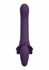 Фиолетовый женский безремневой вибрострапон Satu - 23 см. фото 6 — pink-kiss