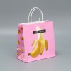 Подарочный крафтовый пакет «Для тебя» - 22×22×11 см. фото 1 — pink-kiss