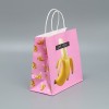 Подарочный крафтовый пакет «Для тебя» - 22×22×11 см. фото 2 — pink-kiss