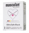 Ультрапрочные презервативы Masculan Ultra Safe Black - 3 шт. фото 1 — pink-kiss