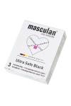 Ультрапрочные презервативы Masculan Ultra Safe Black - 3 шт. фото 2 — pink-kiss