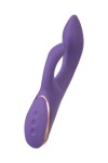 Фиолетовый вибратор-кролик Fingie с функцией Come-Hither - 21,6 см. фото 1 — pink-kiss