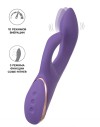 Фиолетовый вибратор-кролик Fingie с функцией Come-Hither - 21,6 см. фото 2 — pink-kiss