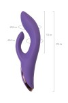 Фиолетовый вибратор-кролик Fingie с функцией Come-Hither - 21,6 см. фото 7 — pink-kiss