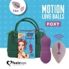Фиолетовые вагинальные шарики с вращением бусин Remote Controlled Motion Love Balls Foxy фото 4 — pink-kiss