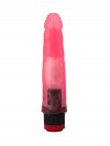 Розовый гелевый виброфаллос со встроенным пультом - 16,5 см. фото 3 — pink-kiss