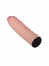 Страпон Харнесс: трусики с плугом и насадка из неоскин - 15,2 см. фото 5 — pink-kiss