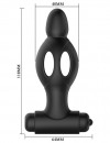 Черная анальная вибропробка Mr.Play - 11,8 см. фото 4 — pink-kiss