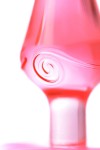Красная анальная втулка с ограничителем - 6,5 см. фото 5 — pink-kiss
