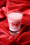 Массажная свеча для поцелуев Strawberry с ароматом клубники - 30 гр. фото 5 — pink-kiss