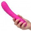 Розовый вибромассажер Insatiable G Inflatable G-Wand с функцией расширения - 21,5 см. фото 3 — pink-kiss