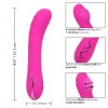 Розовый вибромассажер Insatiable G Inflatable G-Wand с функцией расширения - 21,5 см. фото 4 — pink-kiss