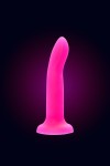 Ярко-розовый, светящийся в темноте фаллоимитатор Sam Glow - 17 см. фото 10 — pink-kiss