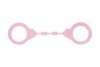 Розовые силиконовые наручники Suppression фото 2 — pink-kiss