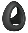 Черное фигурное эрекционное кольцо Flux Ring фото 1 — pink-kiss