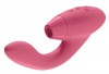 Розовый стимулятор Womanizer DUO с вагинальным отростком фото 5 — pink-kiss