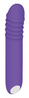 Фиолетовый светящийся G-стимулятор The G-Rave - 15,1 см. фото 1 — pink-kiss