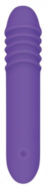 Фиолетовый светящийся G-стимулятор The G-Rave - 15,1 см. фото 7 — pink-kiss