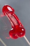 Красный леденец в форме фаллоса со вкусом виски фото 6 — pink-kiss