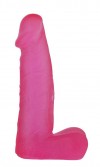 Розовый фаллоимитатор средних размеров XSKIN 6 PVC DONG - 15 см. фото 1 — pink-kiss