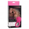 Ярко-розовое эрекционное кольцо Silicone Rechargeable Teasing Tongue Enhancer фото 2 — pink-kiss