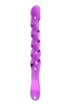 Фиолетовый двусторонний фаллоимитатор Tanza - 27,5 см. фото 3 — pink-kiss