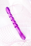 Фиолетовый двусторонний фаллоимитатор Tanza - 27,5 см. фото 11 — pink-kiss