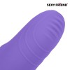 Фиолетовая вибронасадка на палец фото 4 — pink-kiss