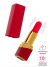 Красный вибратор-помада Pansies - 9 см. фото 2 — pink-kiss